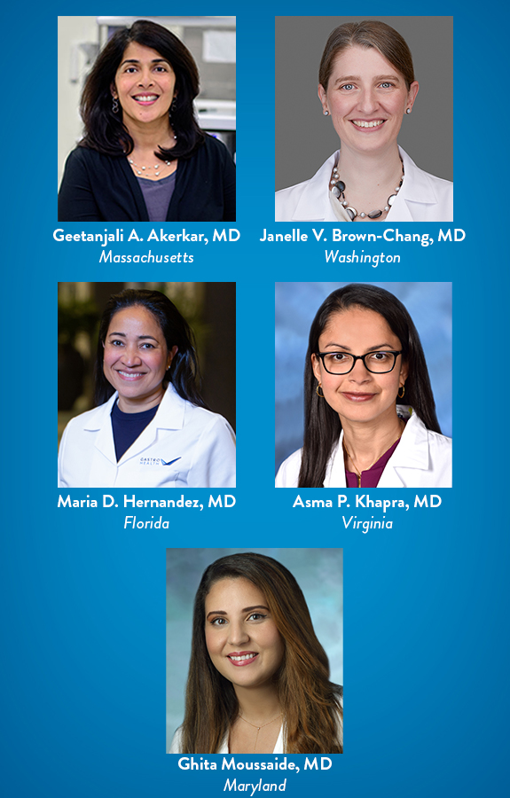 Women physicians attending the discussion